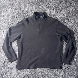 Ralph Lauren Black Zip Up Sweater